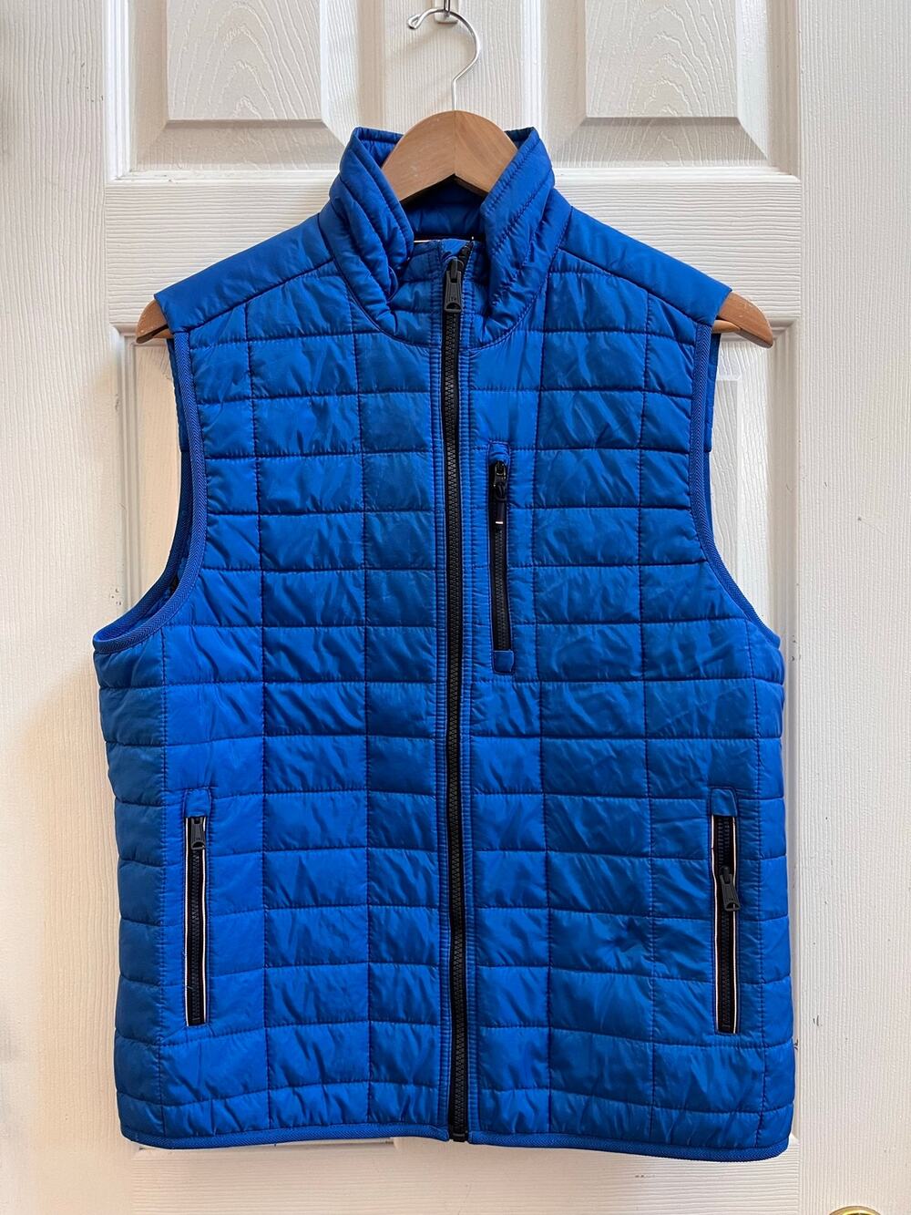 Tommy Hilfiger Primaloft Royal Blue Lightweight Thermal Quilt Puffer Vest Small